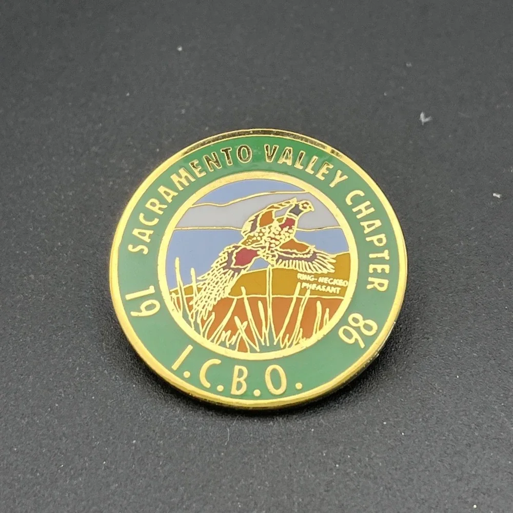 International Conference Of Building Officials Sacramento ICBO Lapel Hat Pin